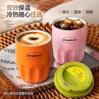 Novo produto pronto estoque xícara de café personalizado 316 aço inoxidável Mini copo térmico realizar carro acompanhand
