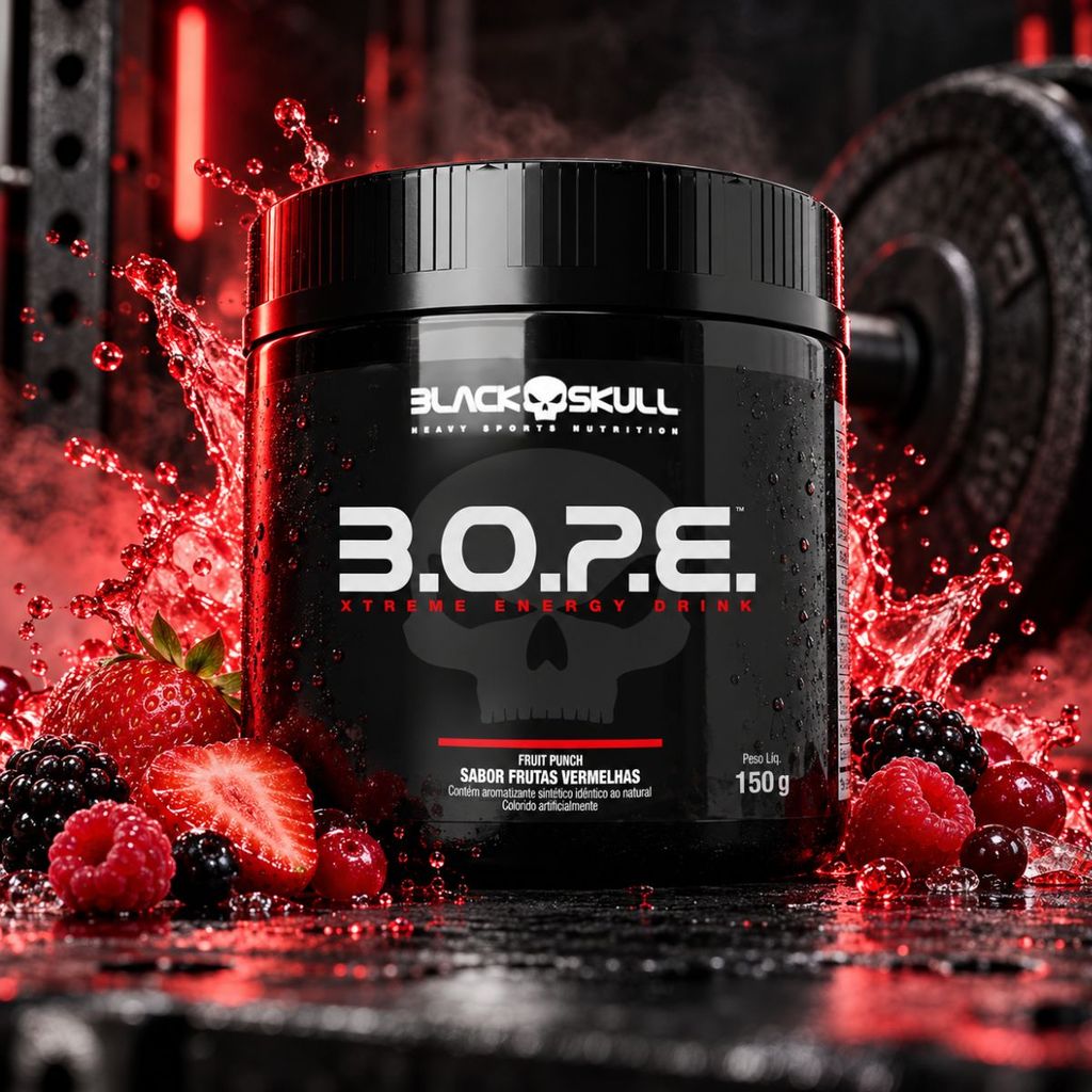 Pré-Treino BOPE Black Skull 150g