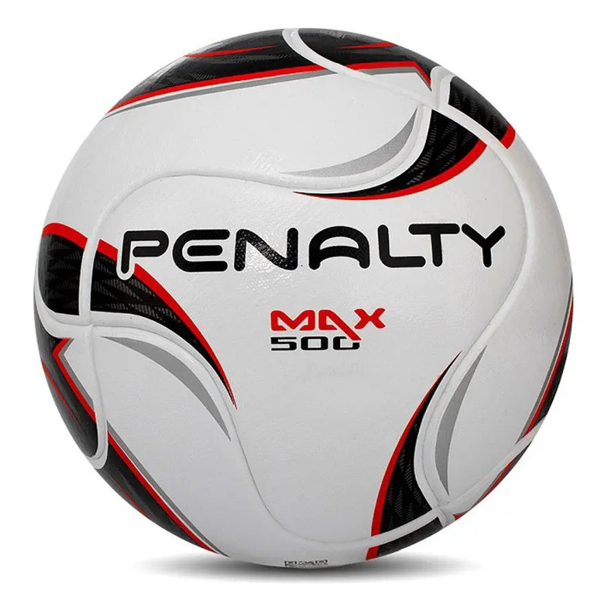 Bola De Futsal Max 500 Xxii Branco/Preto/Vermelho Penalty