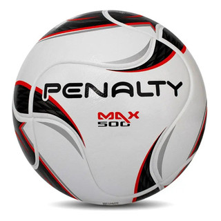 Bola De Futsal Max 500 Xxii Branco/Preto/Vermelho Penalty