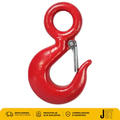 Gancho Olhal com Trava de Segurança 1 Tonelada Aço Alloy JST G80/100