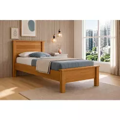 Cama Solteiro Barcelona Cinamomo - Conquista
