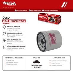 Filtro De Oleo Renault Clio Logan Sandero March – Wega Wo205