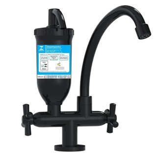 Torneira Com Filtro de Bancada 1/4 De Volta 2268 C31 Preta Abs em Oferta na Shopee