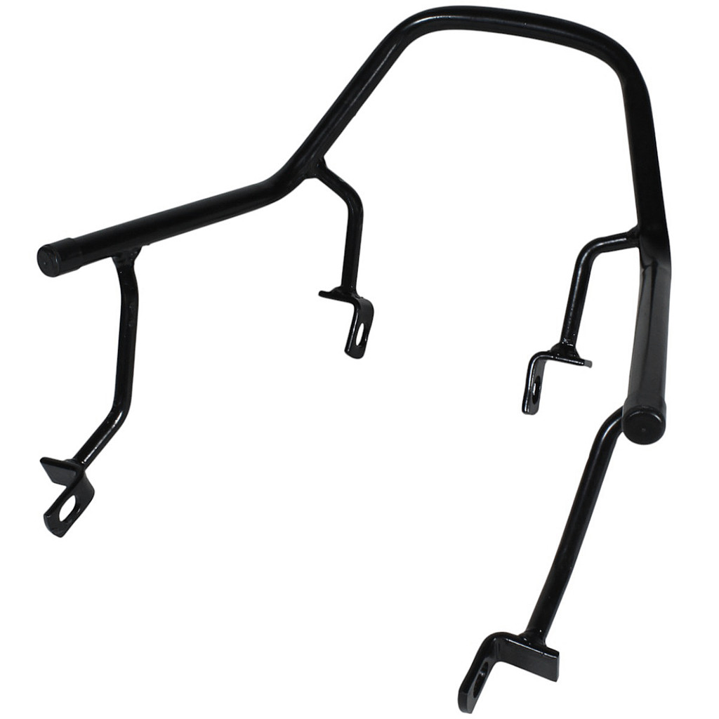 Alça alcinha traseira esportiva vertical Biz100 Biz110 Biz125 2011 a 2017 preto