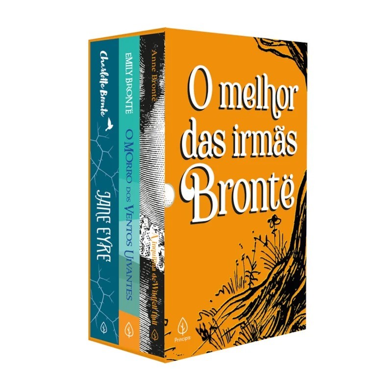 Box O melhor das Irmãs Brontë com 3 livros, Bloco de Anotações e Marcador de páginas | Anne Brontë em Oferta na Shopee