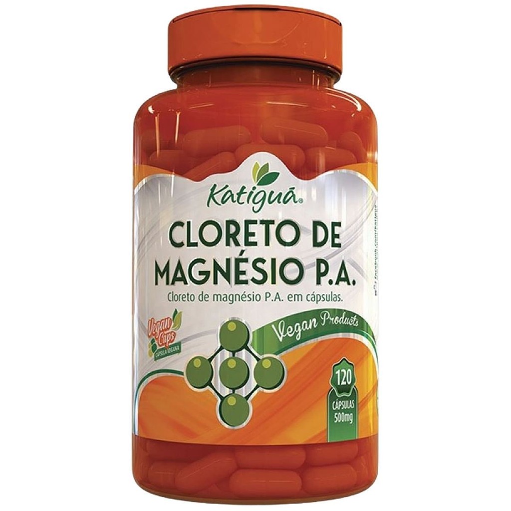 Cloreto de Magnésio PA - 120 Cápsulas - Katiguá em Oferta na Shopee