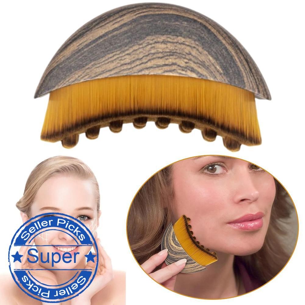 Escova Facial Para Contorno Linfático , Escovação A Seco , Massageador De Drenagem Linfática Rosto , Ajuste U2i1 em Oferta na Shopee