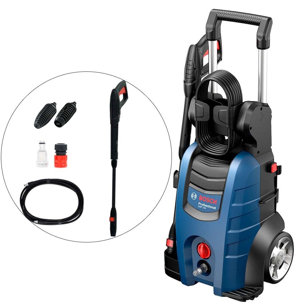 Lavadora de alta pressão 2200 libras com acessórios- GHP 220 Bosch em Oferta na Shopee