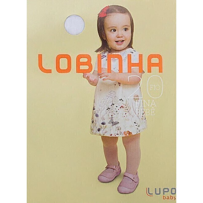 Meia Calça Infantil Bebê Fio 20 .Lobinha  conforto (2571)