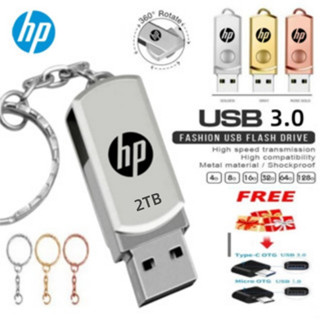 Unidade Flash HP 2 Tb De Alta Velocidade OTG USB3.0 1 512 Gb 256 128 64 USB 32 16 Pen Drive À Prova D'água Computador Un em Oferta na Shopee