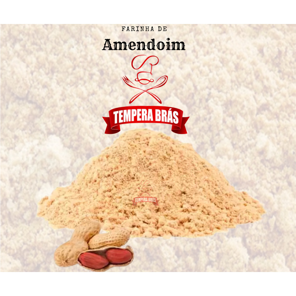 Farinha De Amendoim Torrado Linha Premium Tempera Brás