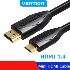 Vention Mini HDMI Para Cabo Macho 1080P HD 4K 3D Adaptador De