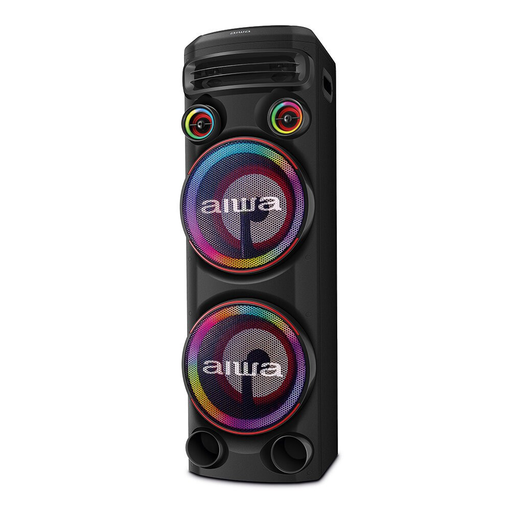Torre de Som 2200W RMS 2 Woofers 10 USB Rádio FM AWS-T2W-01 Aiwa em Oferta na Shopee