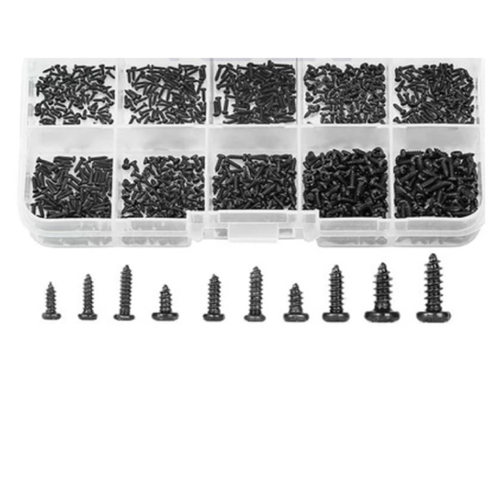 KIT 1000 MICRO PARAFUSOS M1 PHILIPS CARBONO OCULOS CELULAR