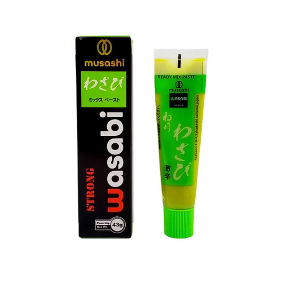 WASABI EM PASTA MUSASHI 43G STRONG RAIZ FORTE MUSASHI