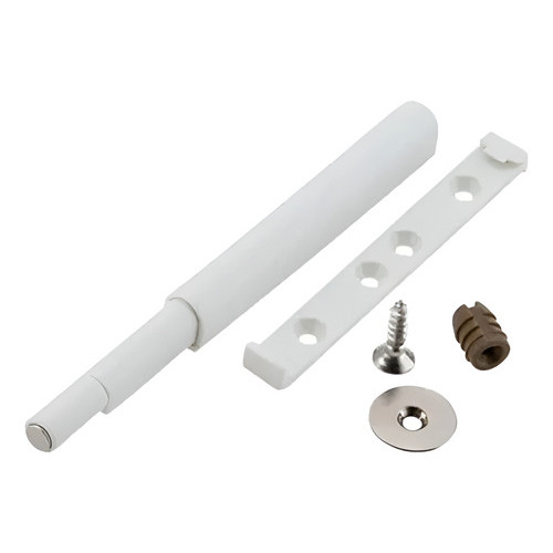 4x Pistão Fecho Toque Tip-on Sobrepor Magnetico Branco Pulsa