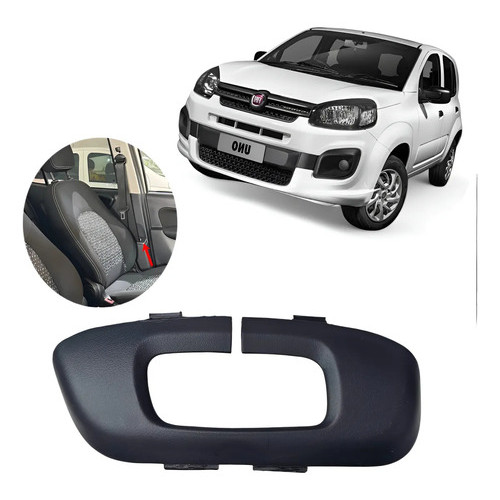 Moldura Cinto Segurança Uno Attractive Esquerdo 17 18 19 20 em Oferta na Shopee