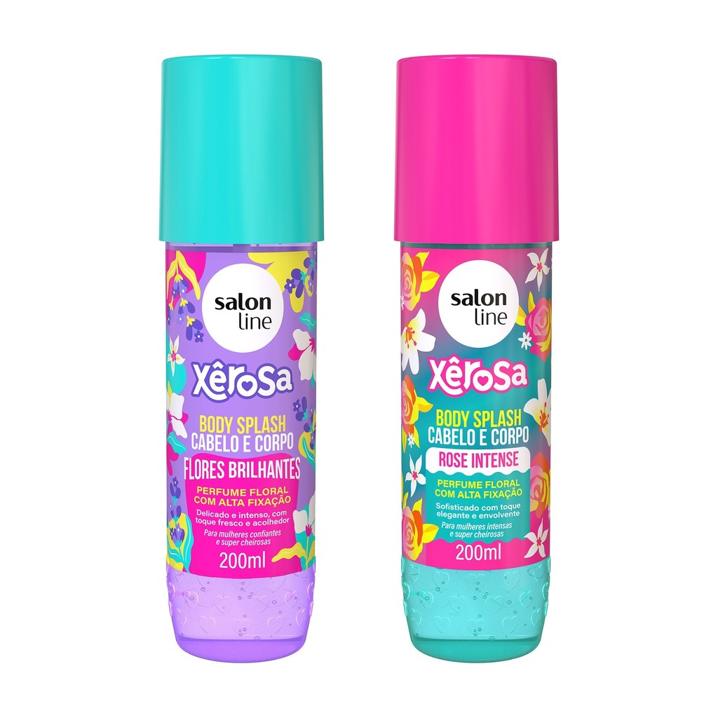 Kit 2 Body Splash Xêrosa Flores Brilhantes e Rose Intense em Oferta na Shopee