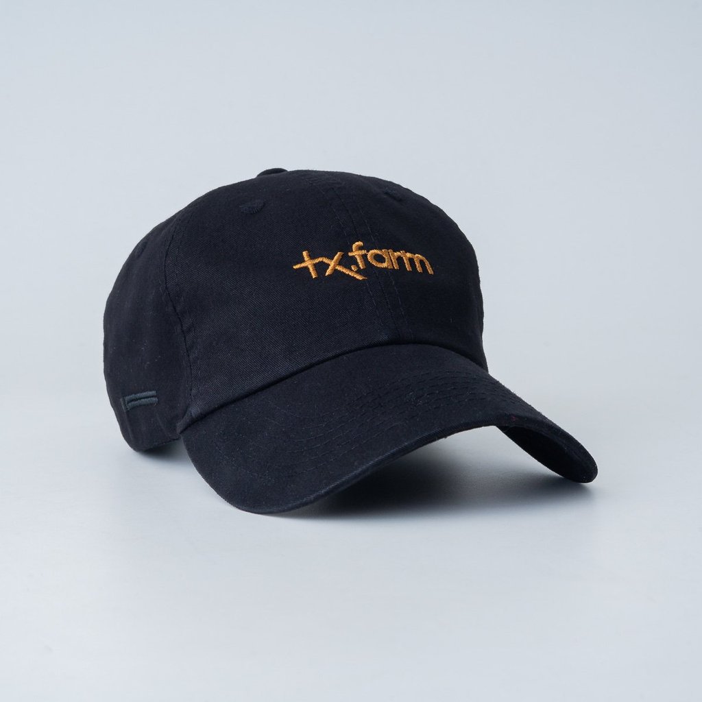 Bone Texas Farm - Dad Hat - Dh002 - Preto (modelagem Diferenciada)