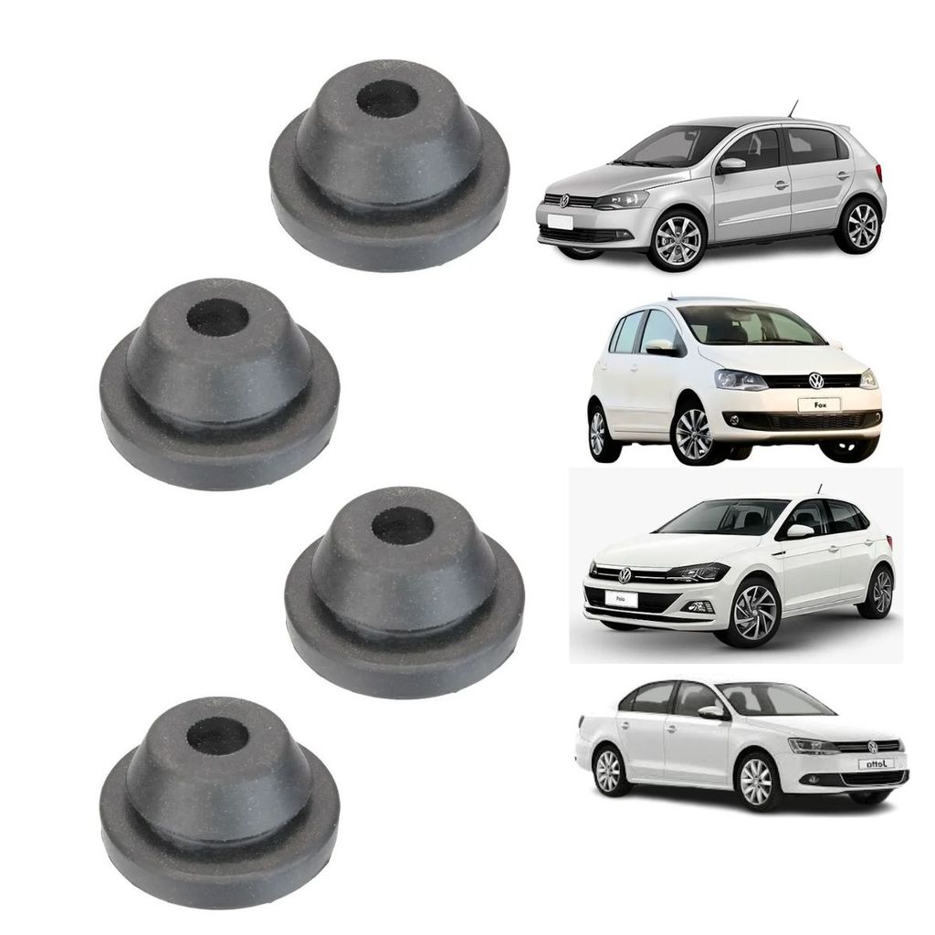 Bucha Borracha Caixa Filtro Ar Gol Fox Polo Voyage Jetta Kit