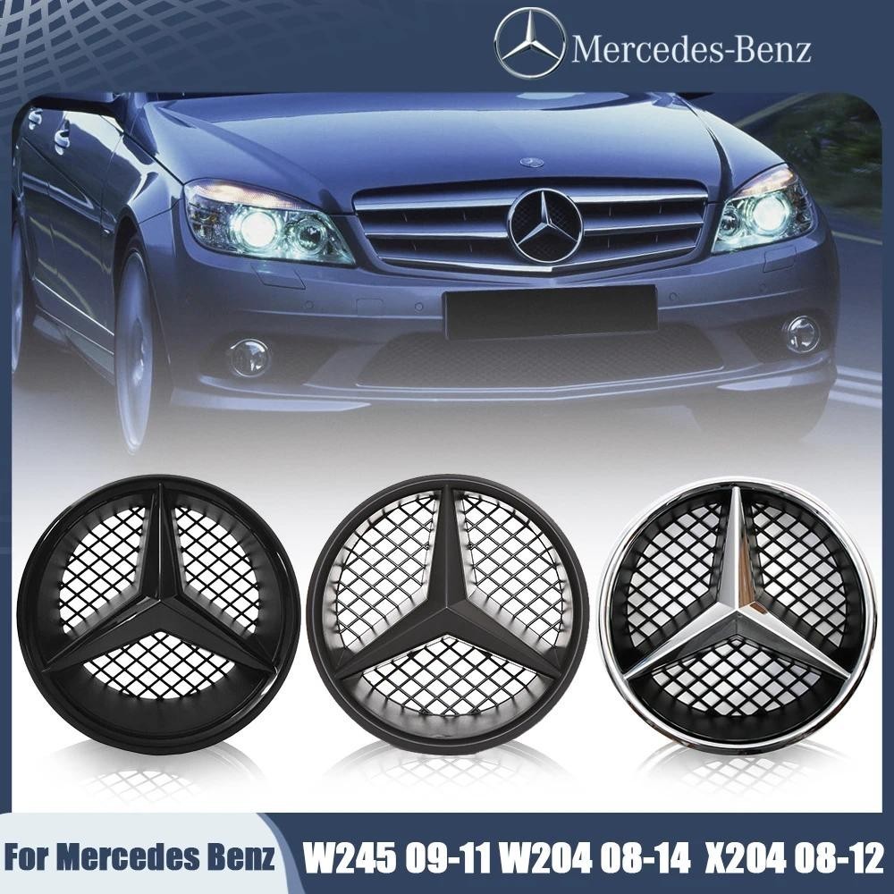 Emblemas Estilo OE Preto Cromado Para Mercedes Benz Bc GLK W245 W204 X204 ABS De Alta Qualidade Grade Frontal Iluminada 