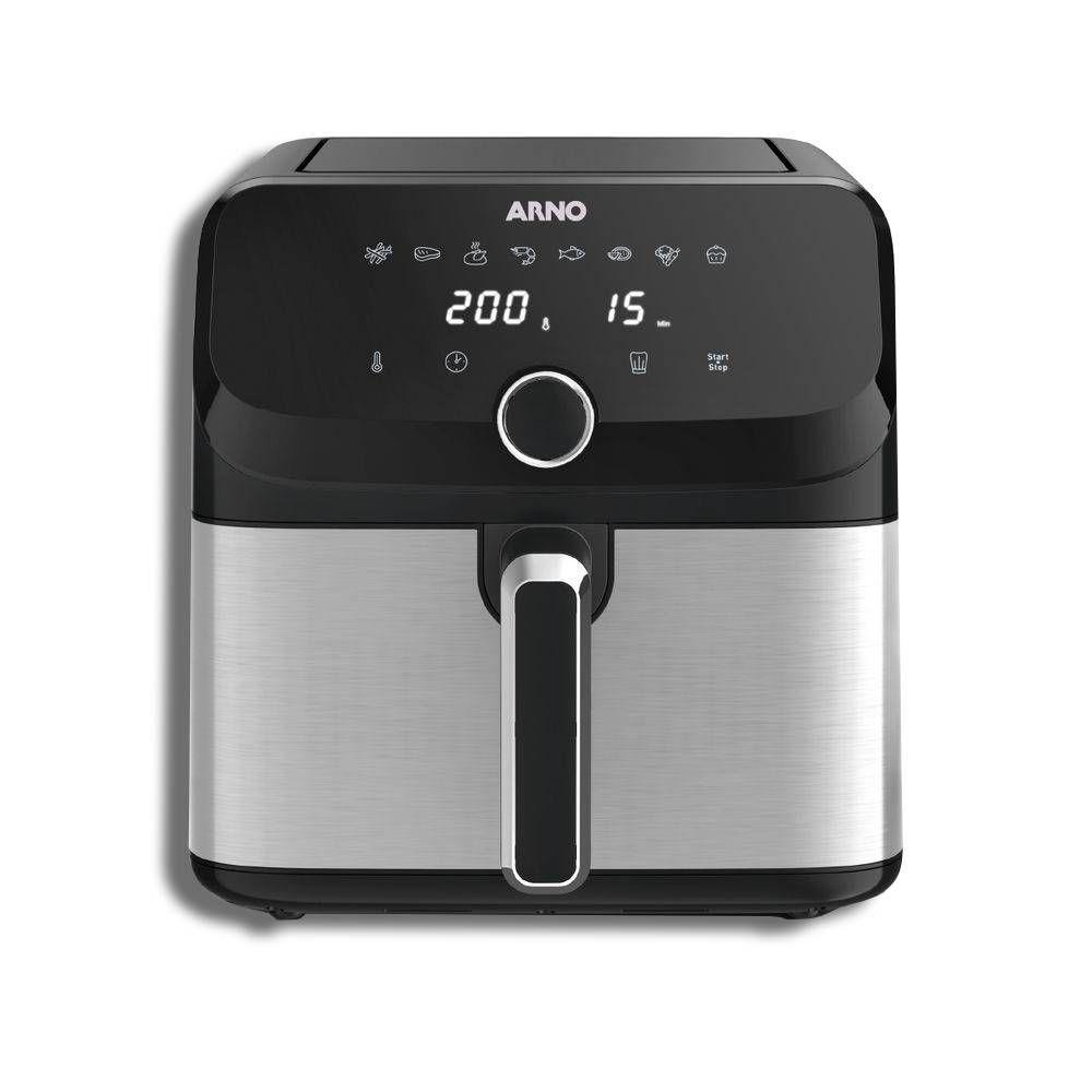 Air Fryer Mega Digital Arno AFD7 7,5L Preto Inox 1700W 220V