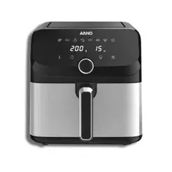 Air Fryer Mega Digital Arno AFD7 7,5L Preto Inox 1700W 220V