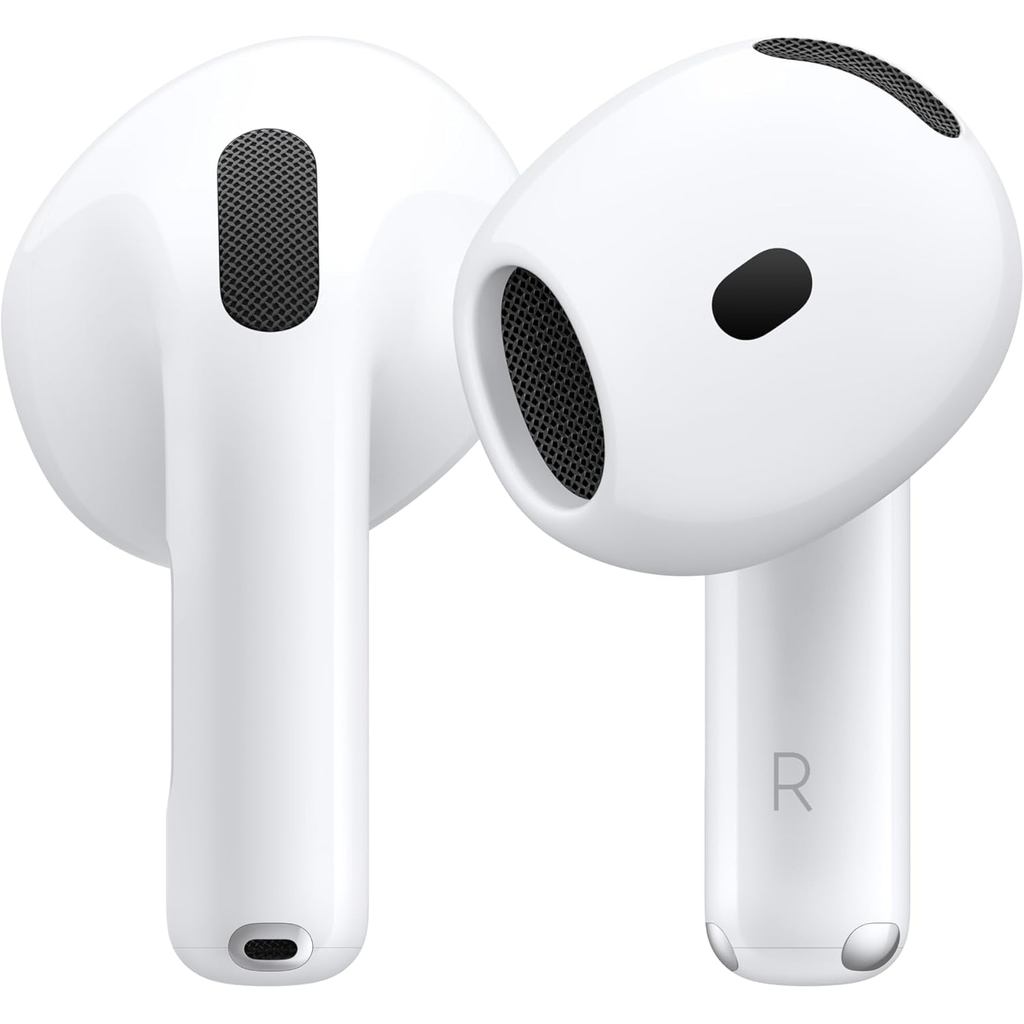 Fones de Ouvido Sem Fio Apple AirPods 4, Fones de Ouvido Bluetooth, Áudio Espaci