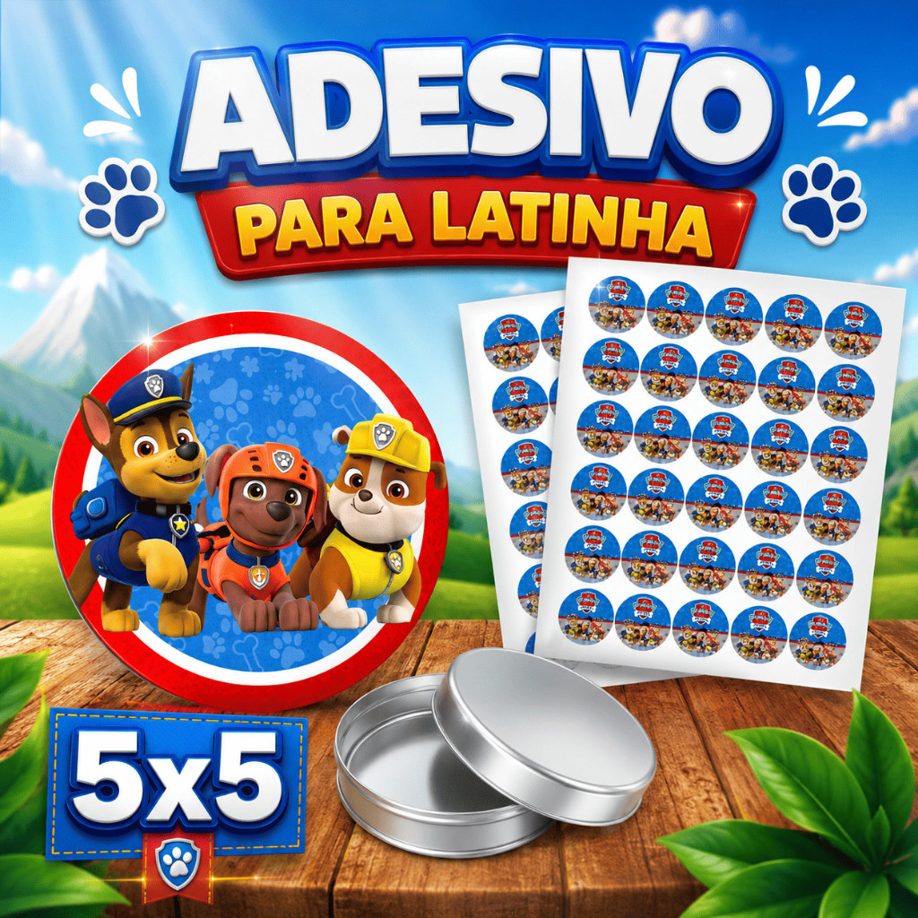 Adesivo Para Latinha Personalizado Lembrancinha Aniversário Infantil