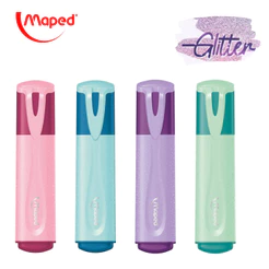 Marca Texto Com Glitter Pastel - MAPED