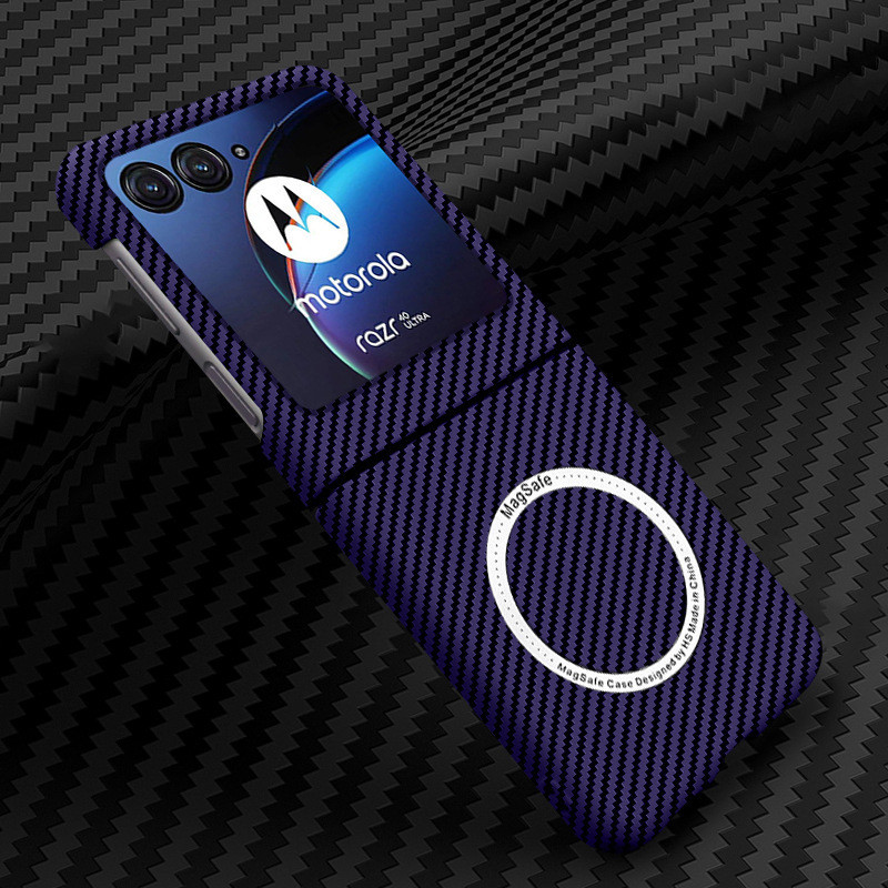 Capa para Motorola Razr 60 Ultra / 60 / 50 Ultra /50 - Textura Fibra de Carbono,