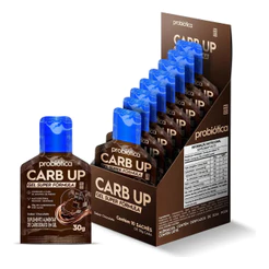 Carb Up Gel Super Fórmula Display 10 Sachês x 30g Chocolate Probiótica