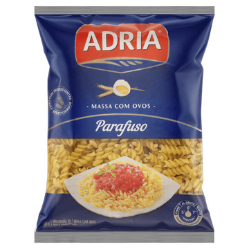 Macarrão Parafuso com Ovos Adria