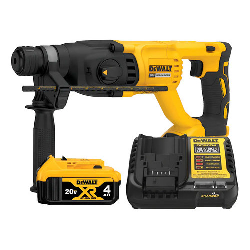 Martelete DeWalt DCH133 20V SDS Plus a Bateria 4Ah Rompedor Furadeira Perfuratriz Profissional Amarelo Carregador