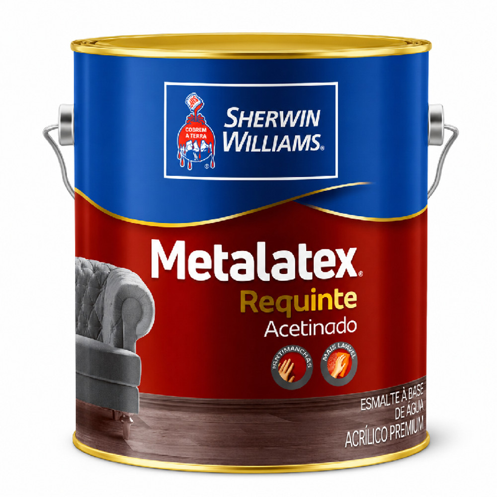 Tinta Acrílica Metalatex Requinte Acetinado 3,6L Sherwin-Williams