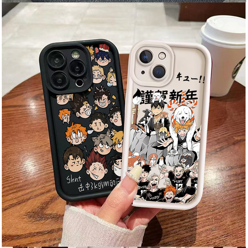 Capa de silicone macia de vôlei japonês Haikyuu para Samsung Galaxy A57 A17 A07 A56 A16 A06 A27 A55 A54 A53 A15 A14 A35 