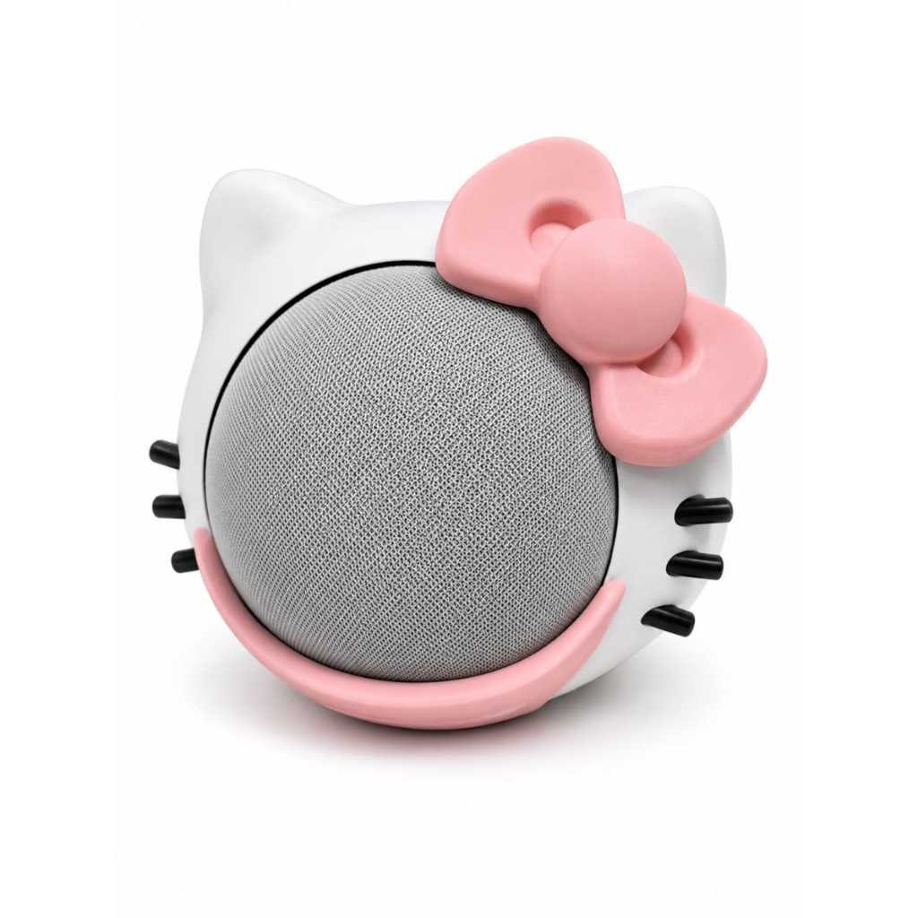 Suporte Alexa Echo Dot Gerações 4 e 5 Hello Kitty Em Impressão 3D - Decoração Premium