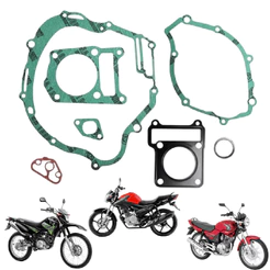 Kit Jogo De Juntas Do Motor Cabecote Completo Original Valflex Yamaha Ybr 125 2000 A 2008 Factor 125 2009 A 2016 Xtz 125