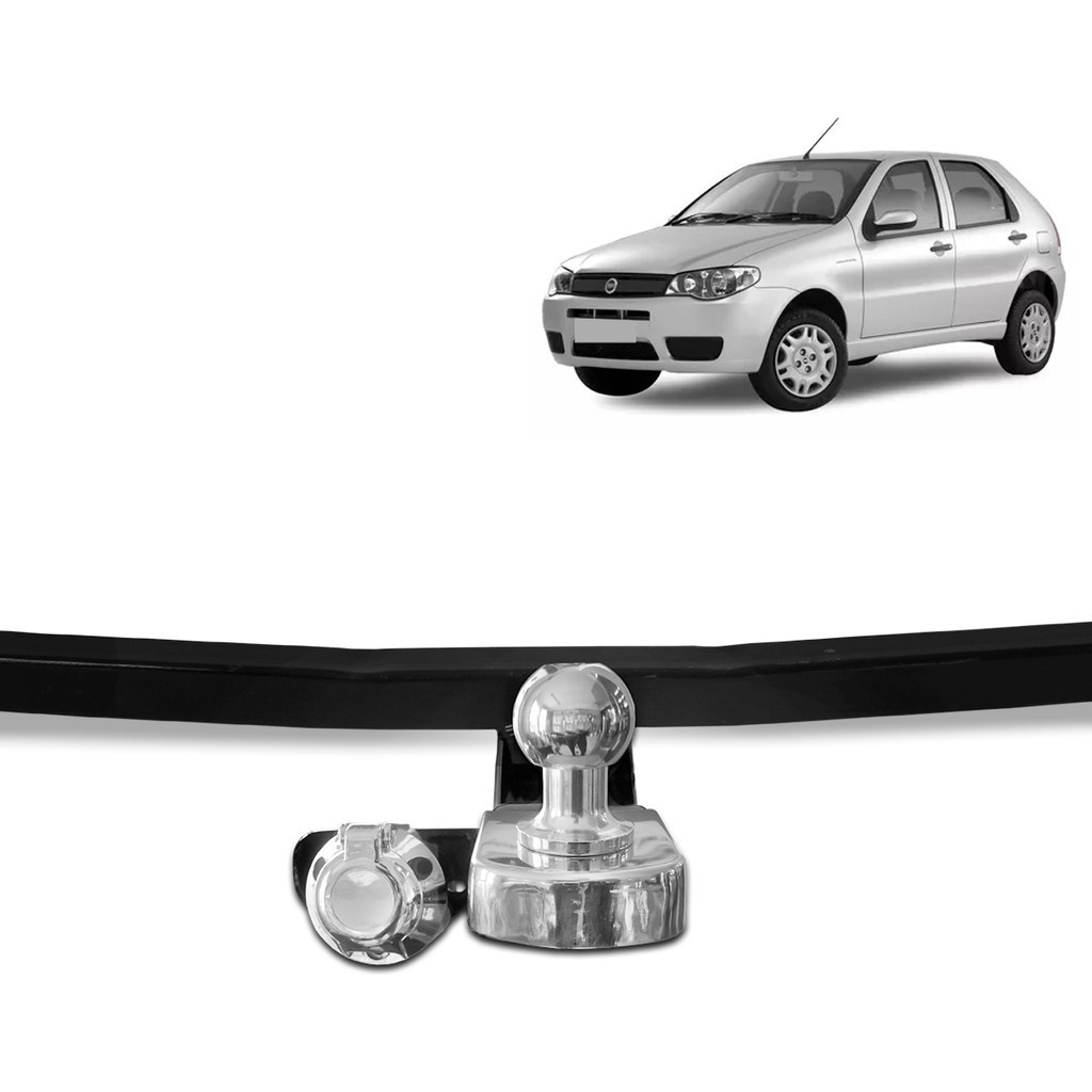 Engate Fiat Palio Economy 2004-2019 700Kg Fixo Kit Completo Brucke FT4004 Inmetro Rabixo Carretinha