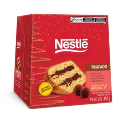 Panettone Nestlé Trufado com Recheio Cremoso de Chocolate Meio Amargo 450g