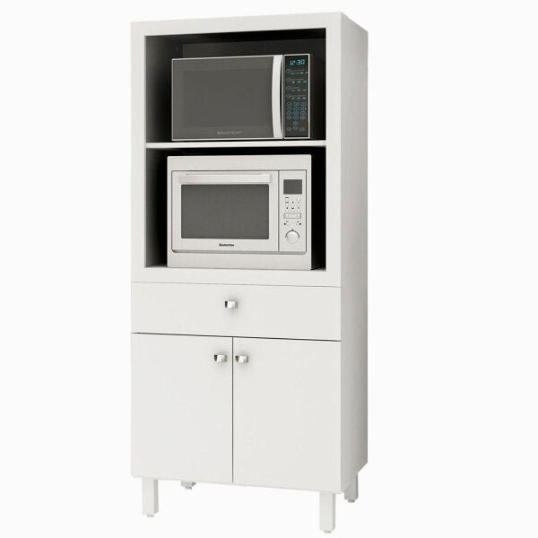 Balcão para Micro-Ondas e Forno Branco