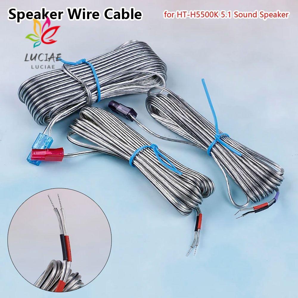 LUCIAE 1 Unidade De Cabo De Fio De Alto-Falante , Adaptador Linha De Baixo 3/4/10m , Conector Home Theater DVD Blu -