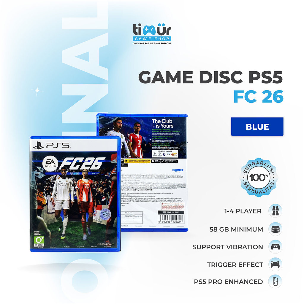 Disco PS5 EA Sports FC 26-Jogo Cassete PS5