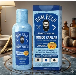 KIT 4X TÔNICO LOÇÃO CAPILAR DOM PELO CRESCIMENTO FORTE CABLEO E BARBA 100% RESULTADO GARANTIDO