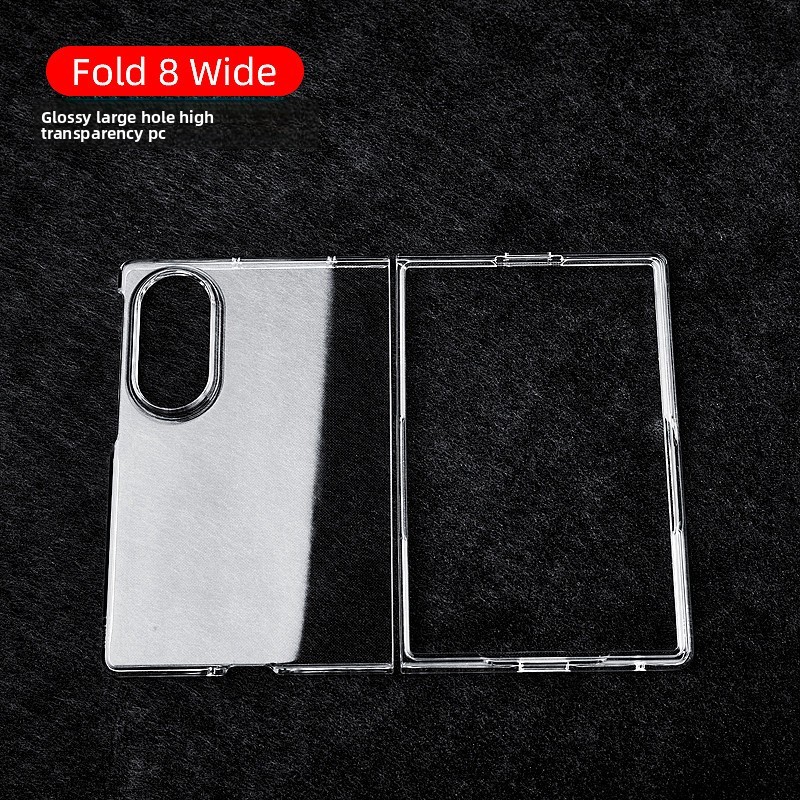 Capa Transparente Para Samsung Galaxy Z Fold 8 , Proteção De Dobradiça , Resiste