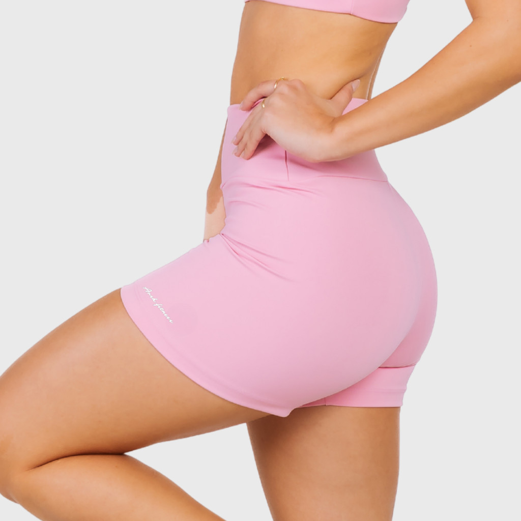 Shorts Fitness  Poliamida Zero Transparência Cós Alto Alta Compressão para Treino, Short Academia Feminino