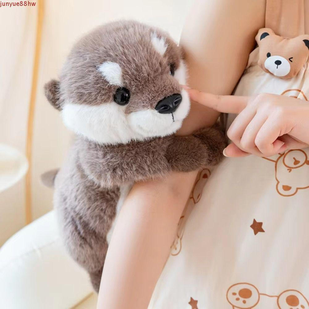 Urso de Pelúcia Gordinho JUNYUE, Brinquedo de Pelúcia Marrom Realista e Fofo, Design de Desenho Animado 5JMS