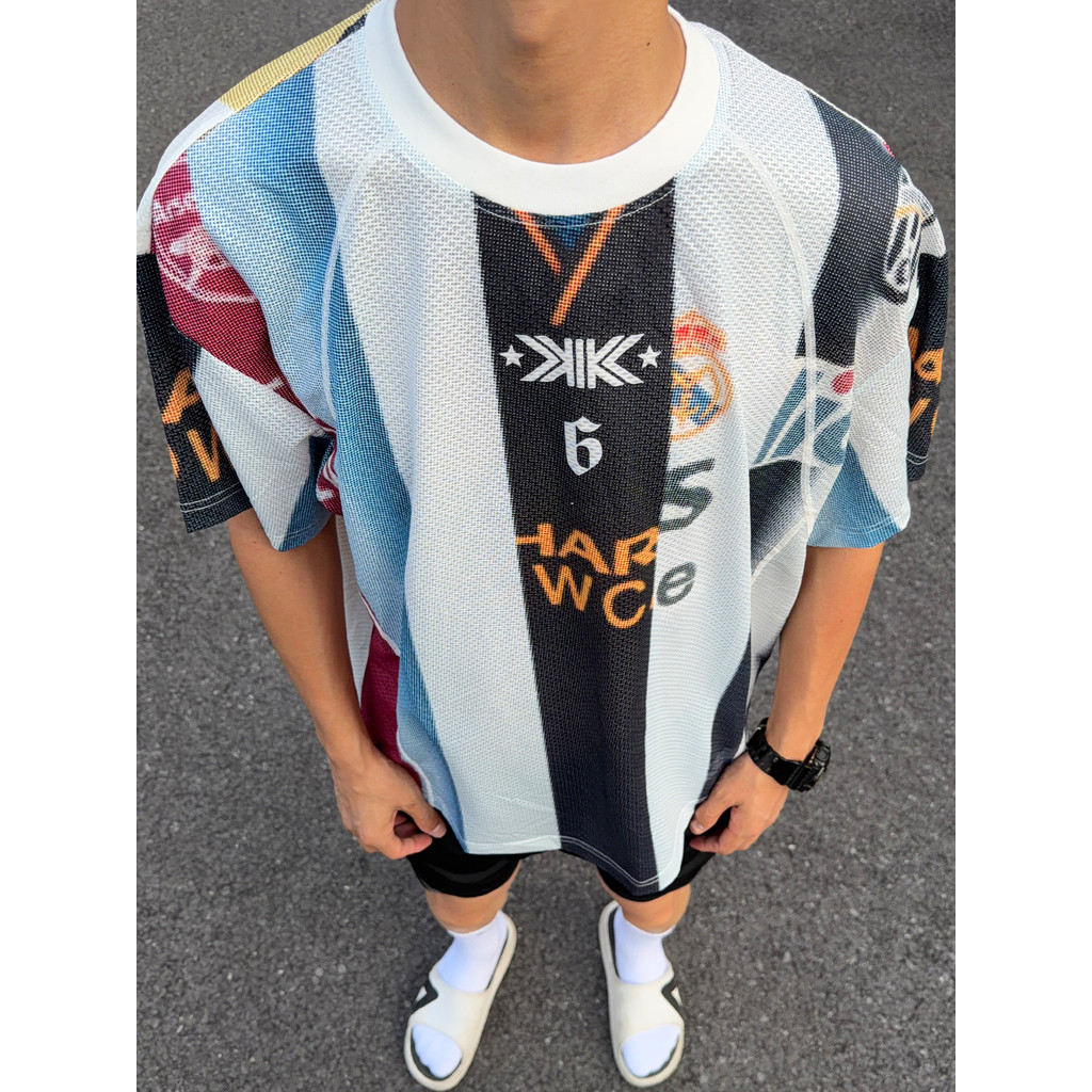 UBCG Costura Impressão Digital Bola Jersey 2026 Primavera Verão Novo Produto Retro Solto Respirável Esportes Camiseta de