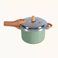 Panela de Pressão Indução Pressure Antiaderente Ceramic Life 4,2 Litros Botanika Verde Brinox - 4952/108 (N/A)